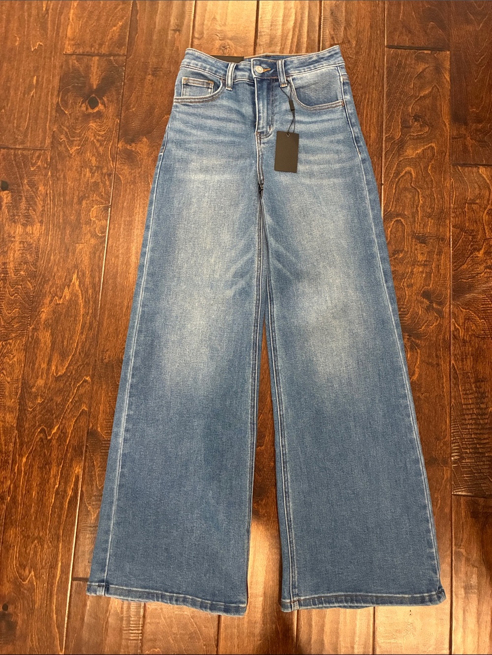 Oneso High Rise Wide Leg Jeans
